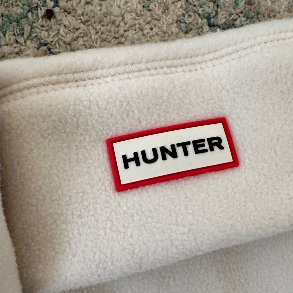Hunter Fleece Tall Boot Socks Liner Cream Ivory Womens Size M US 5-7 - Picture 2 of 4